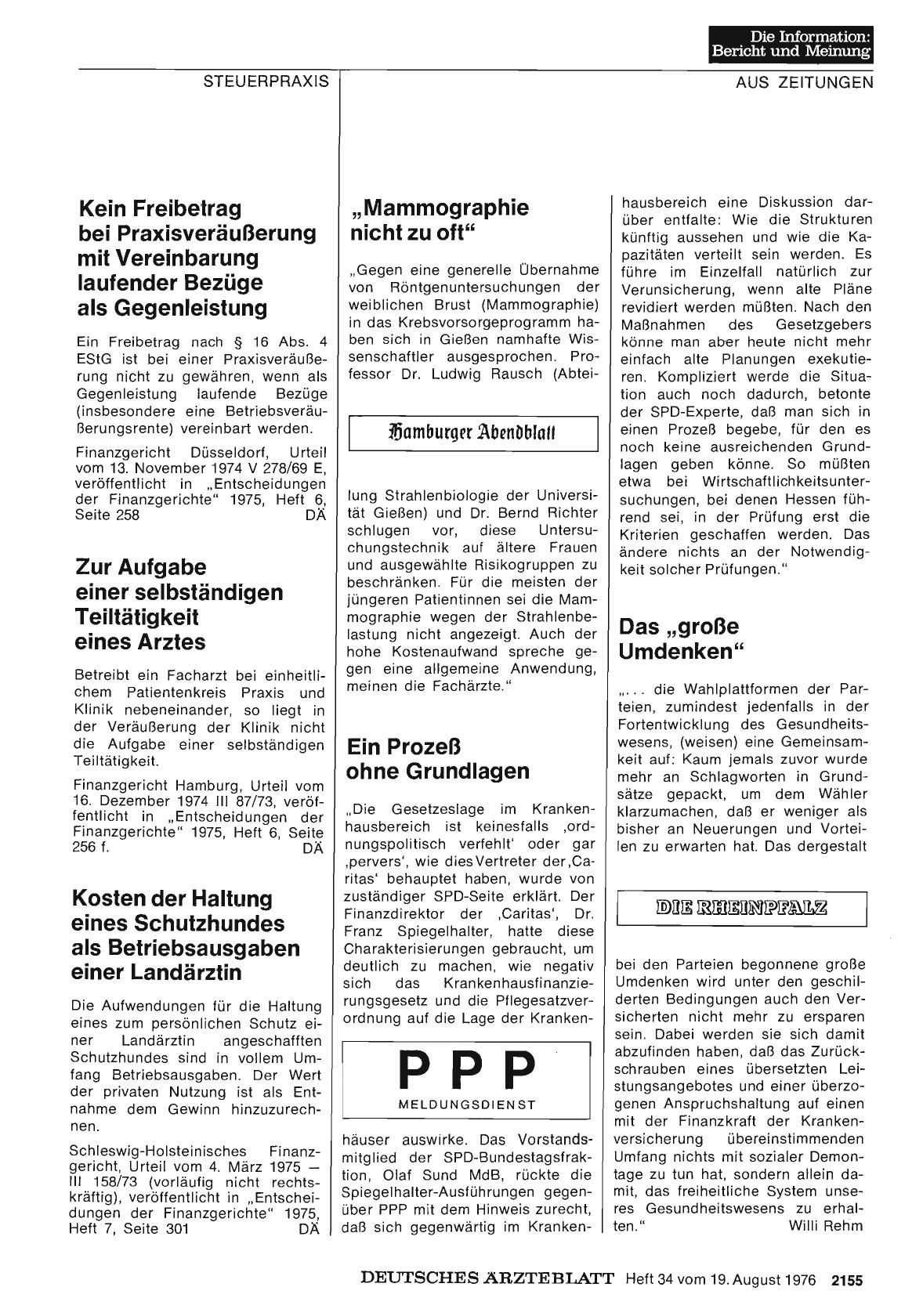 Vorschauseite 1: Das „große Umdenken“