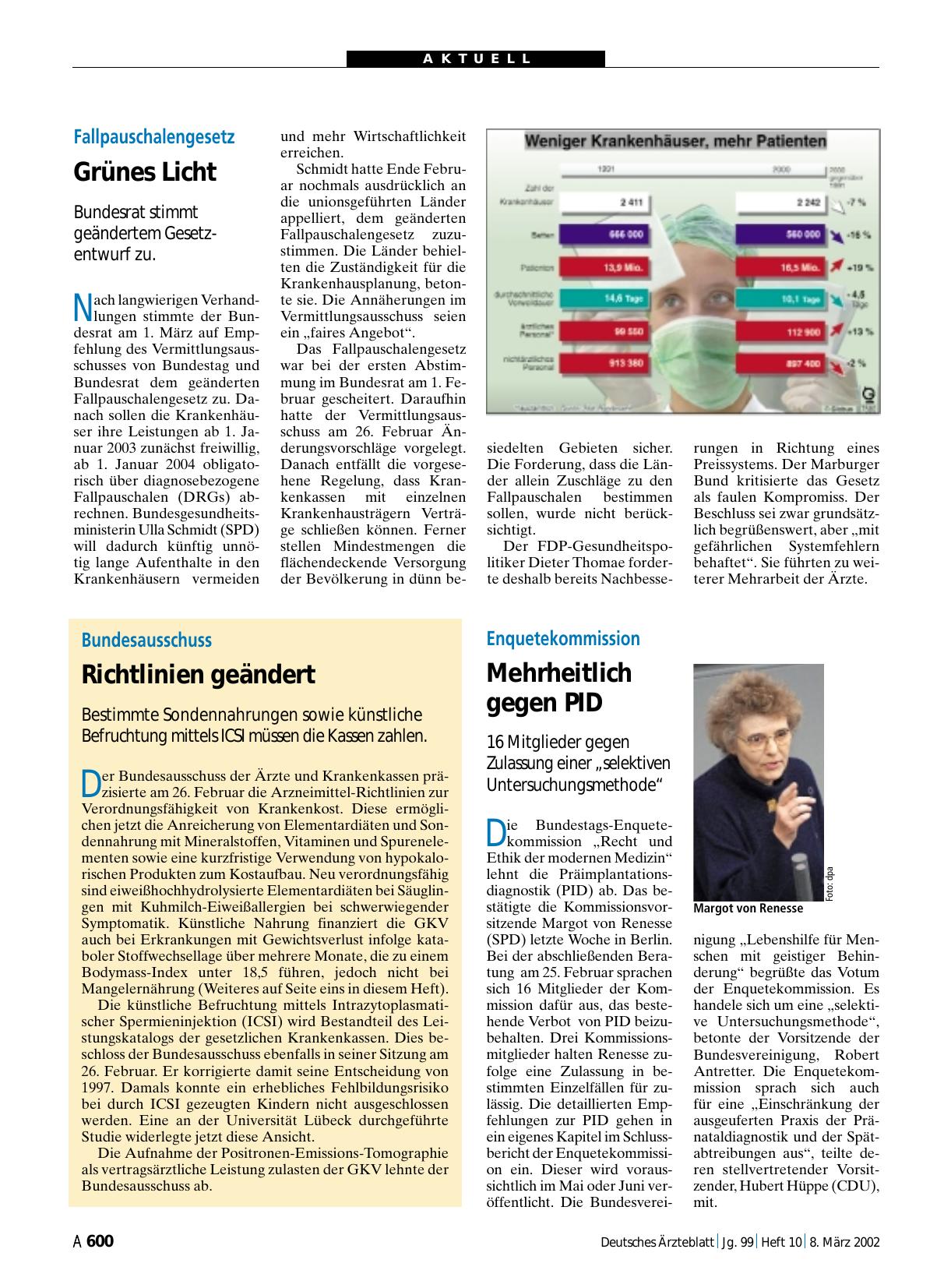 Vorschauseite 1: Enquetekommission: Mehrheitlich gegen PID