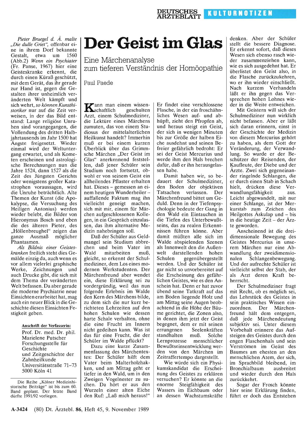 Vorschauseite 1: Der Geist im Glas