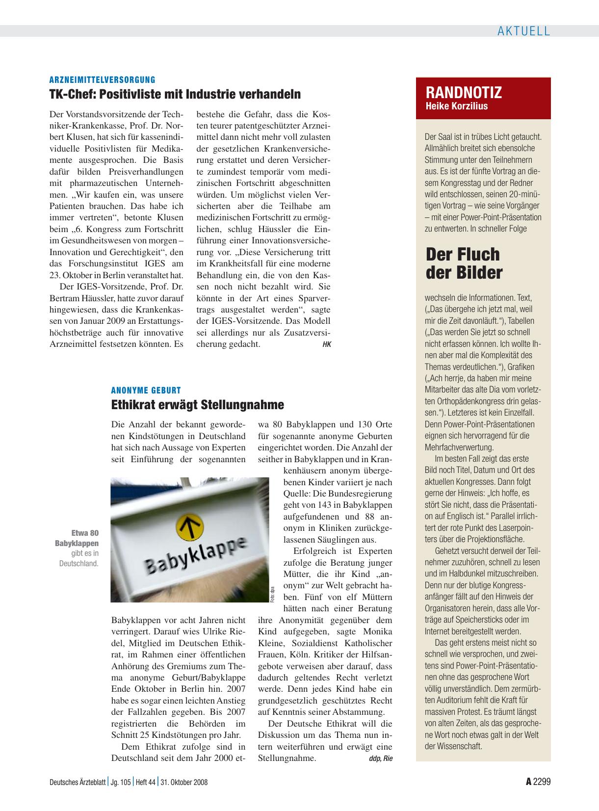 Vorschauseite 1: Arzneimittelversorgung – TK-Chef: Positivliste mit Industrie verhandeln