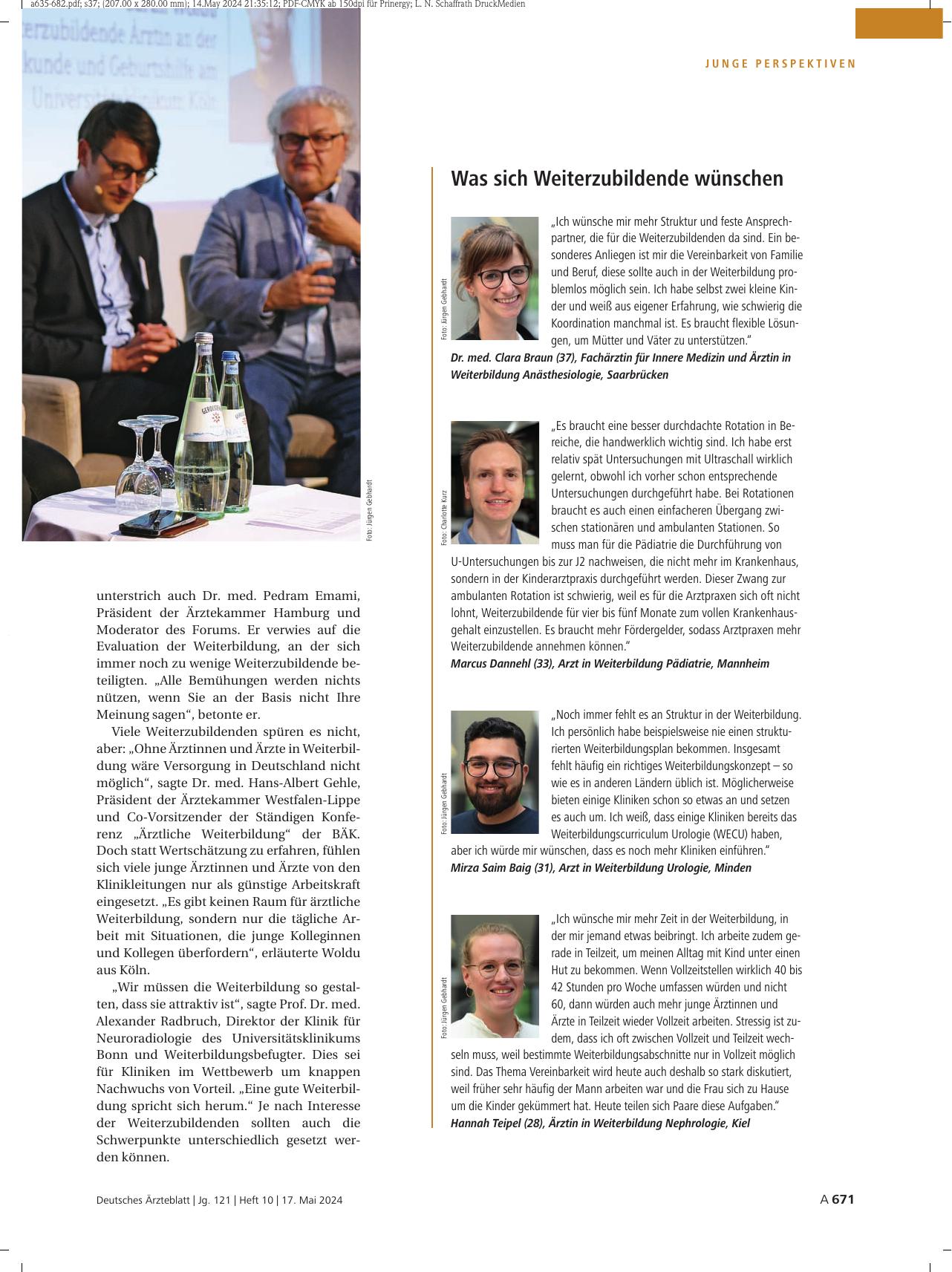 Vorschauseite 2: Ärztliche Weiterbildung: Realität häufig ernüchternd