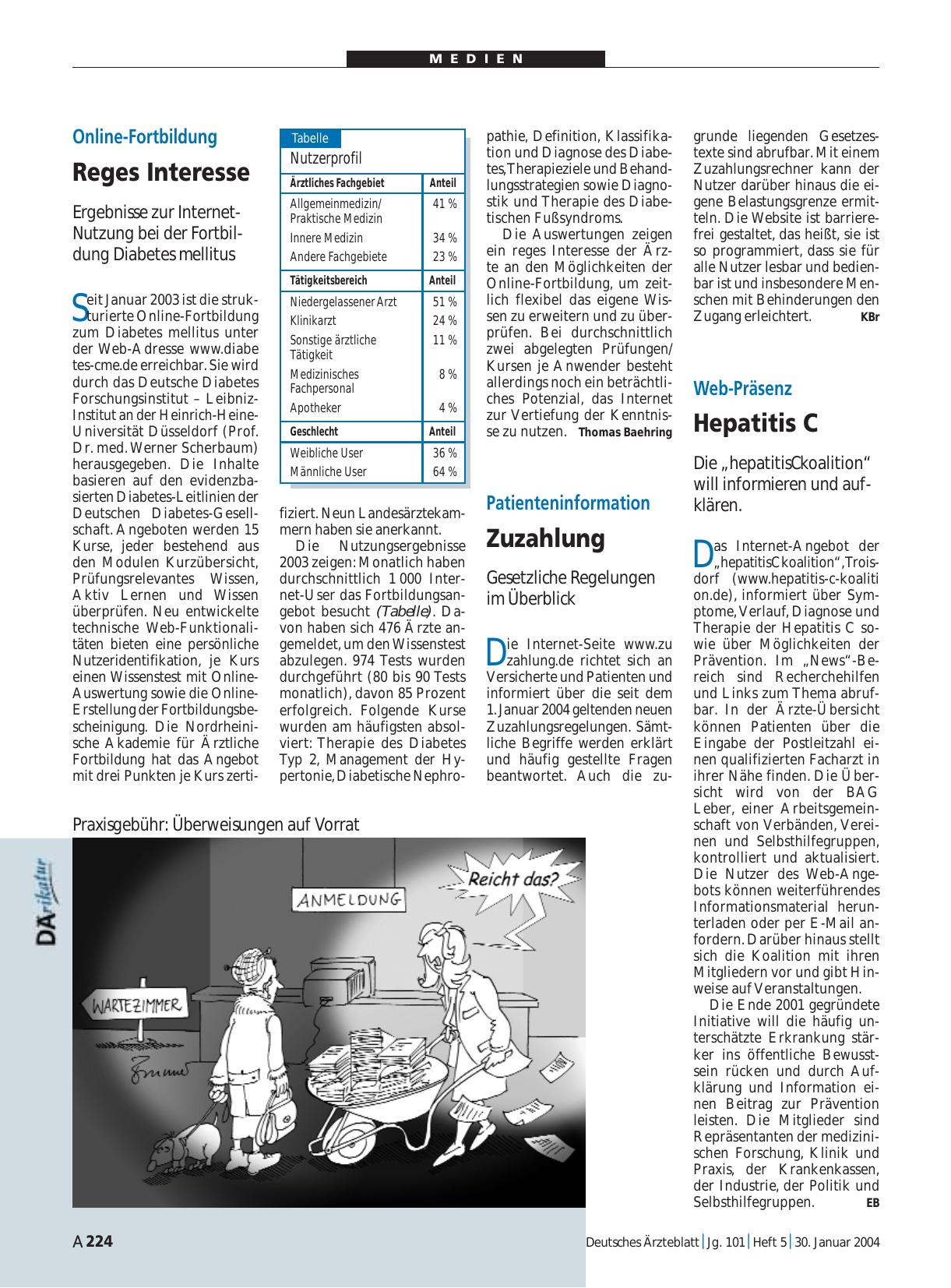 Vorschauseite 1: Patienteninformation: Zuzahlung