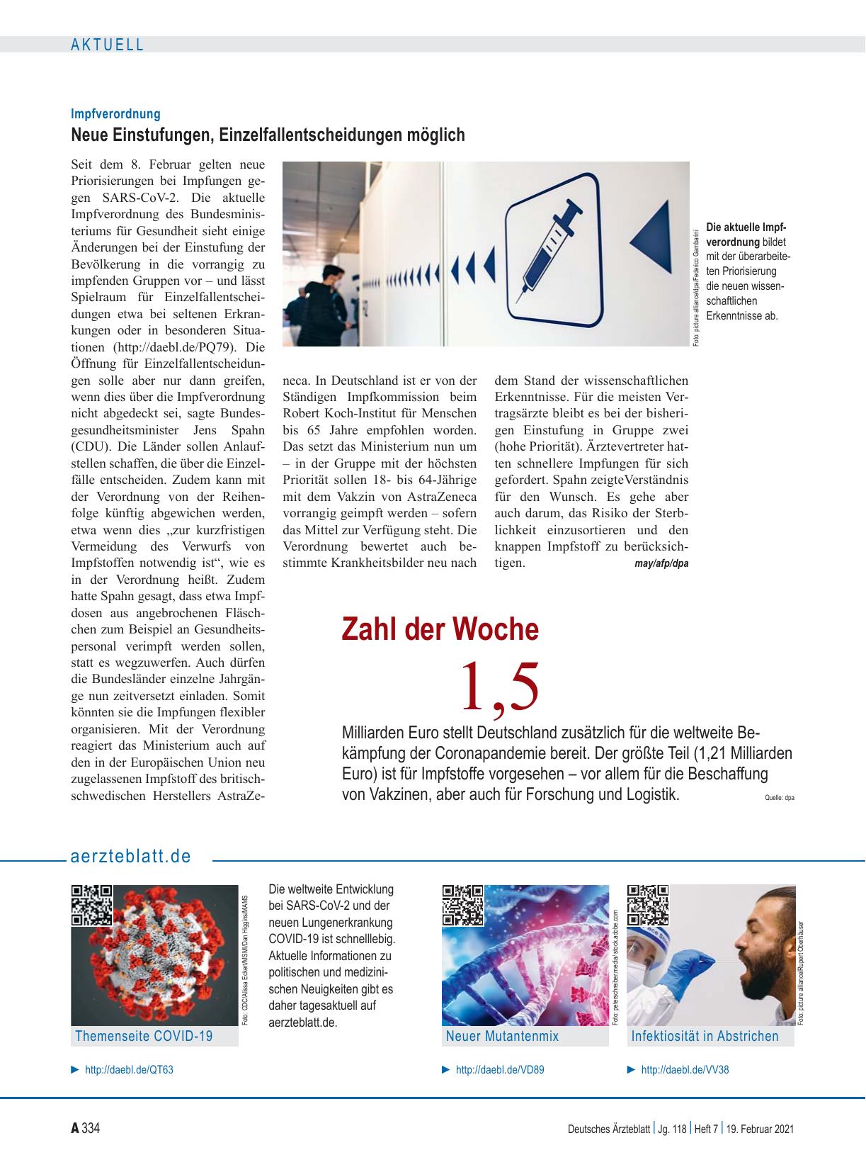 Vorschauseite 1: aerzteblatt. de