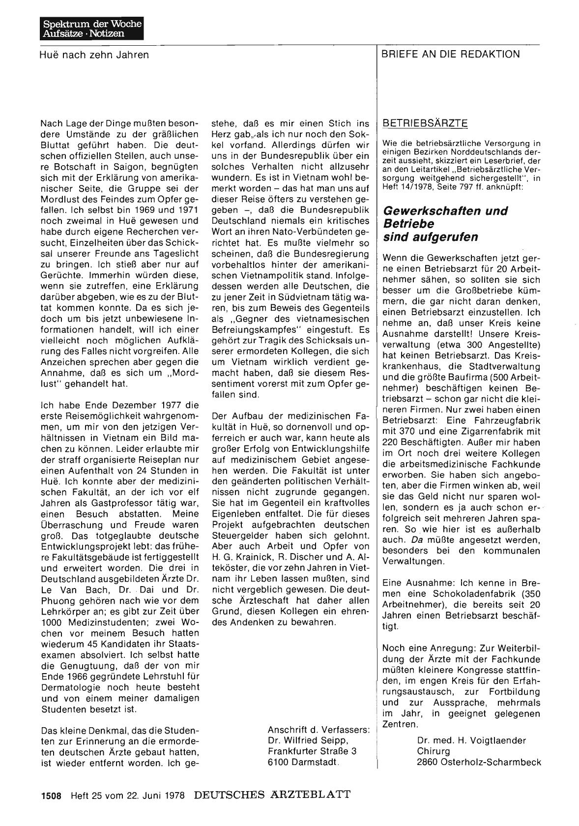 Vorschauseite 1: BETRIEBSÄRZTE: Gewerkschaften und Betriebe sind aufgerufen