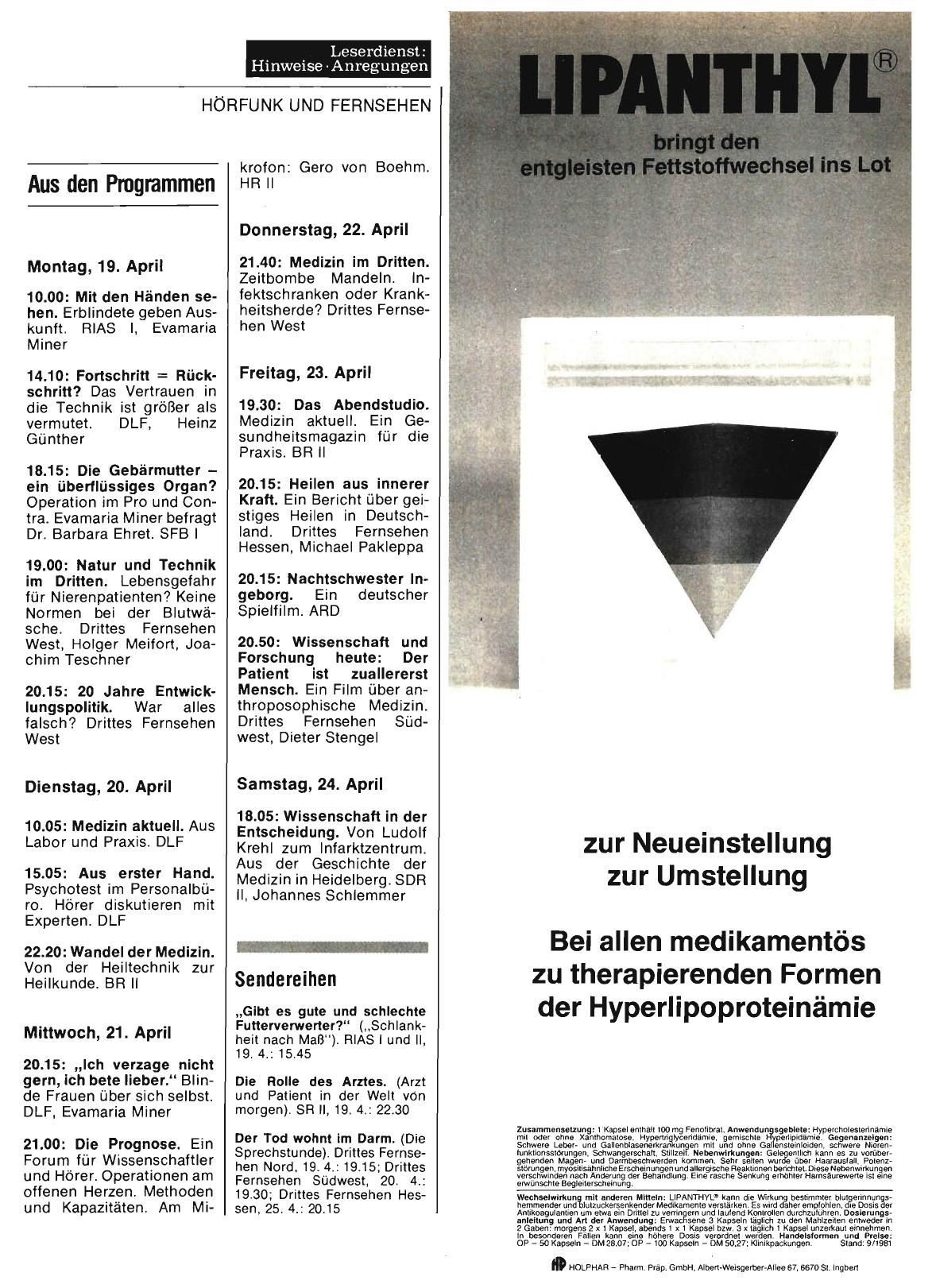 Vorschauseite 1: Aus den Programmen