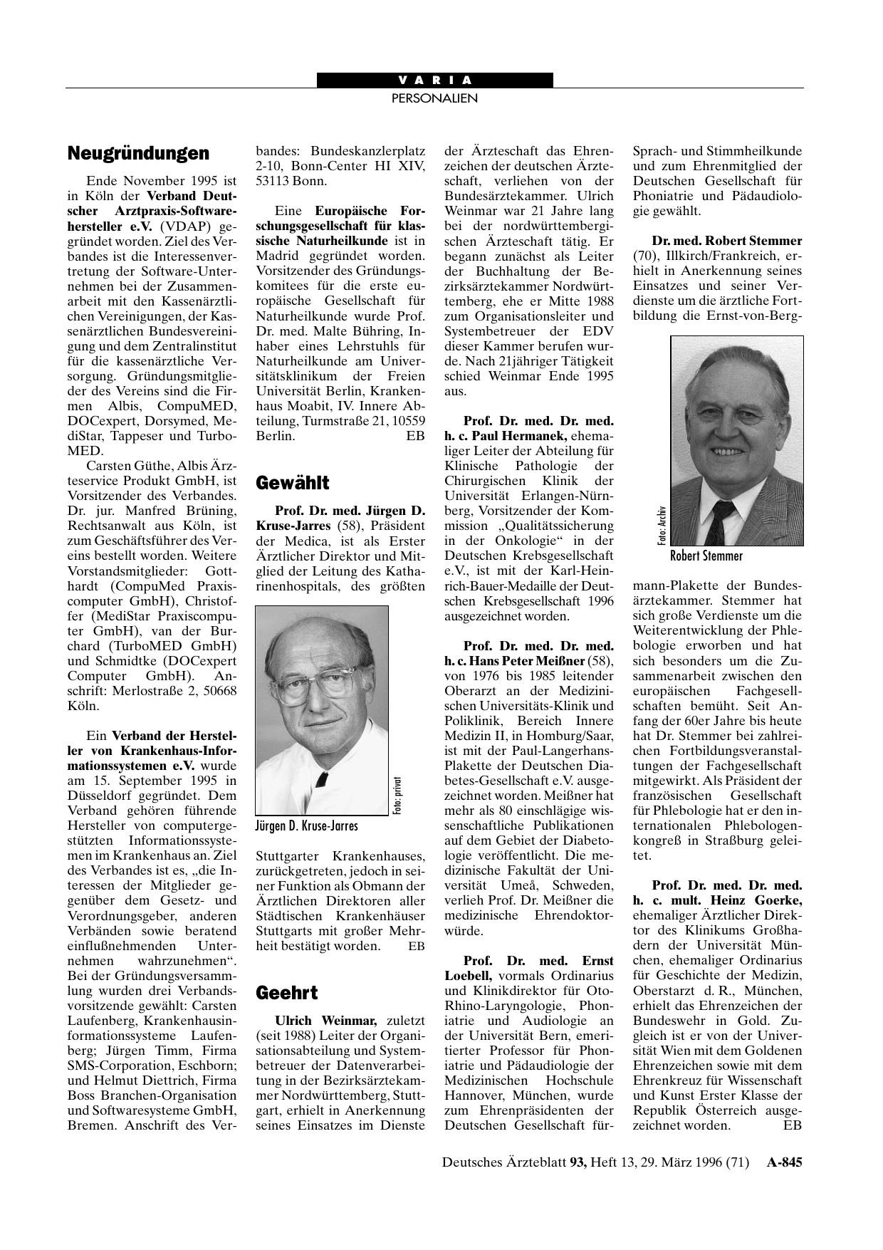 Vorschauseite 1: Ausschreibungen