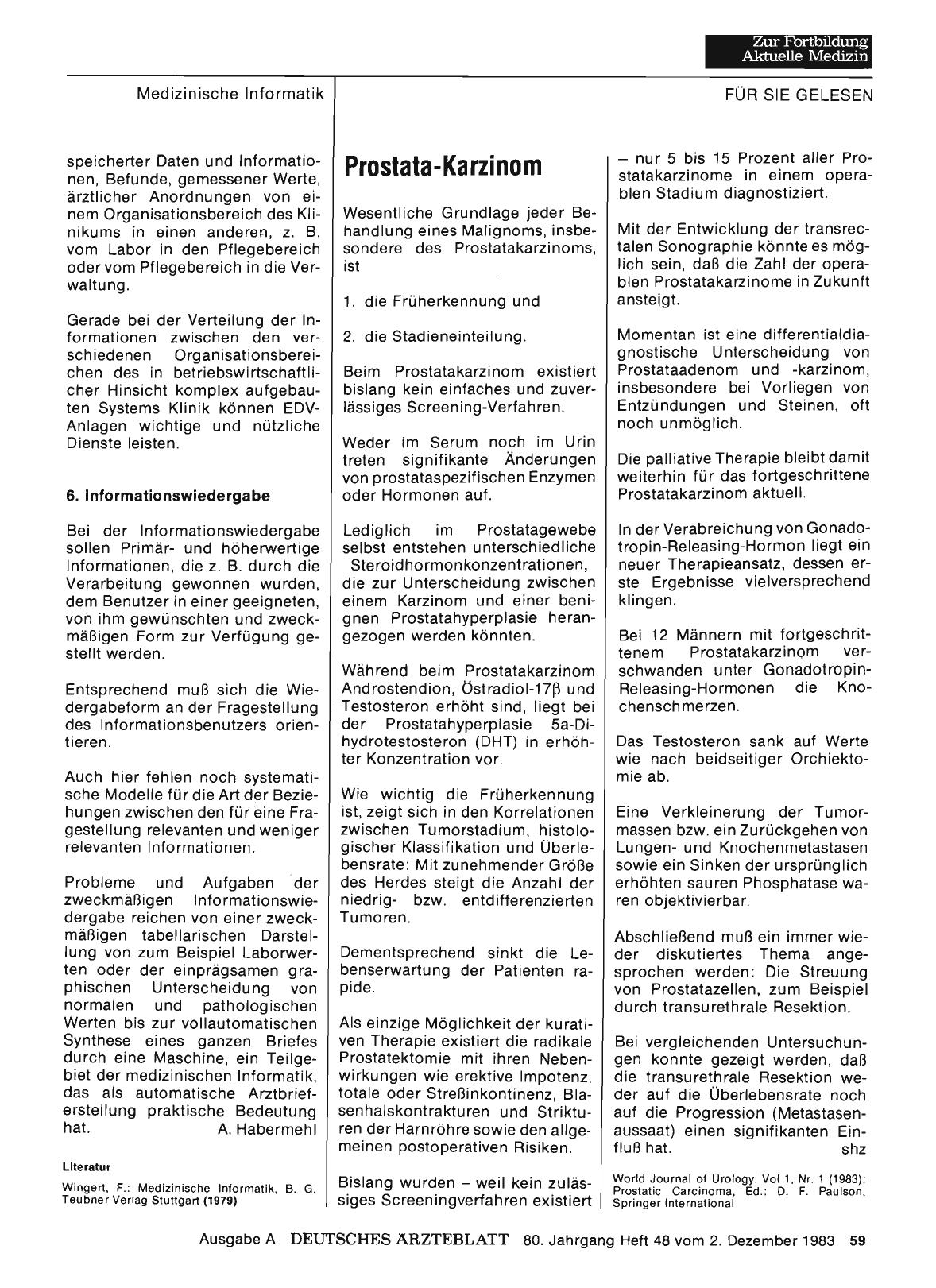 Vorschauseite 1: Prostata-Karzinom