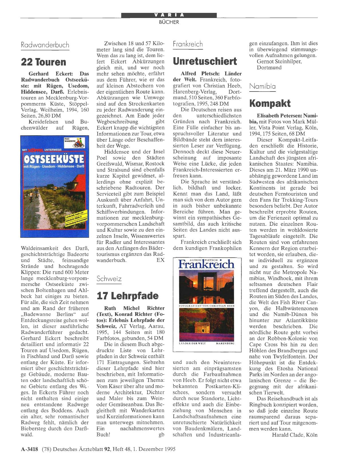 Vorschauseite 1: Radwanderbuch: 22 Touren