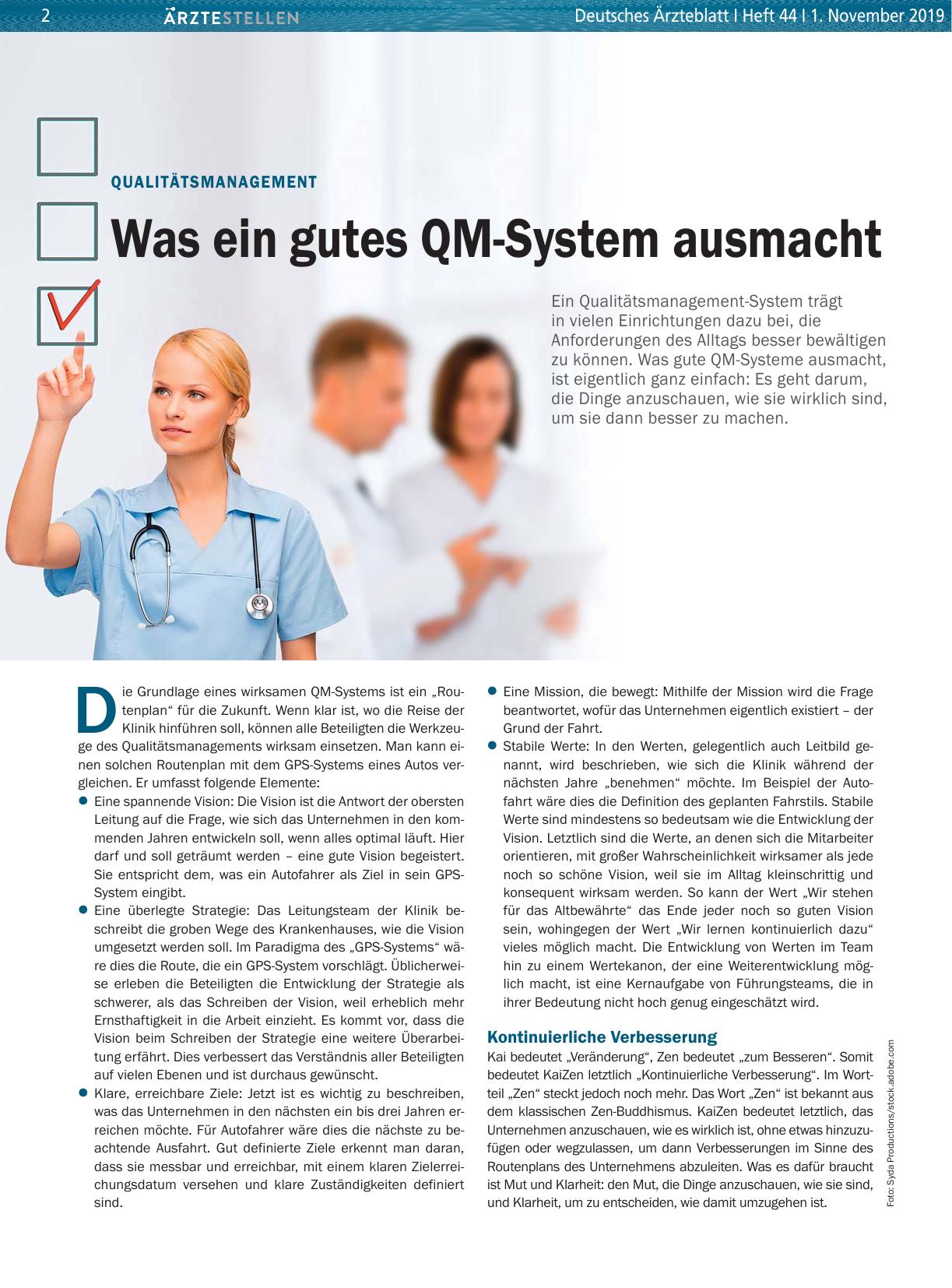 Vorschauseite 1: Qualitätsmanagement: Was ein gutes QM-System ausmacht