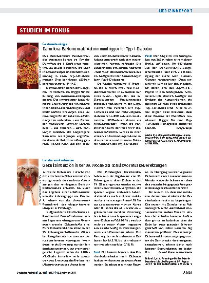 Vorschauseite 1: Levator ani Avulsionen: Geburtsinduktion in der 39. Woche als Schutz vor Muskelverletzungen