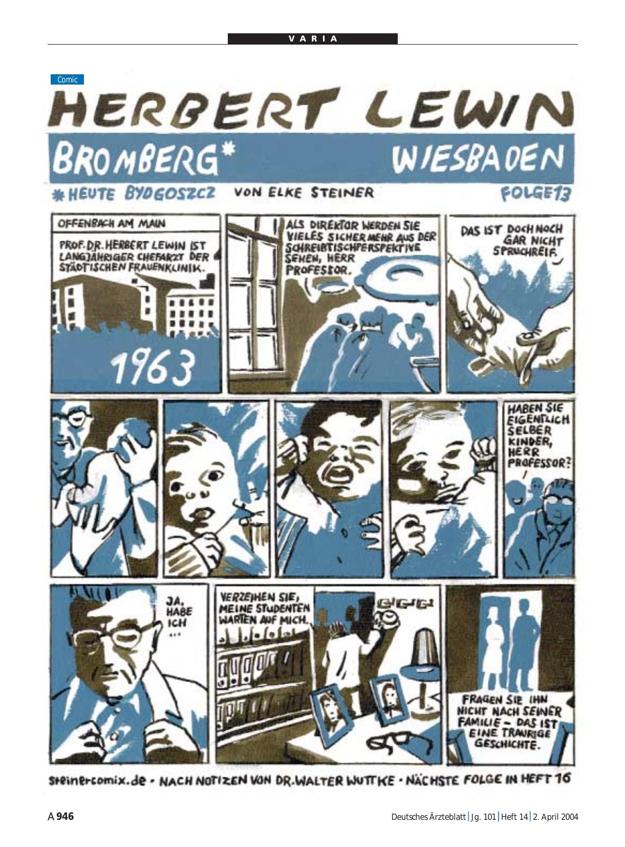 Vorschauseite 1: Herbert Lewin