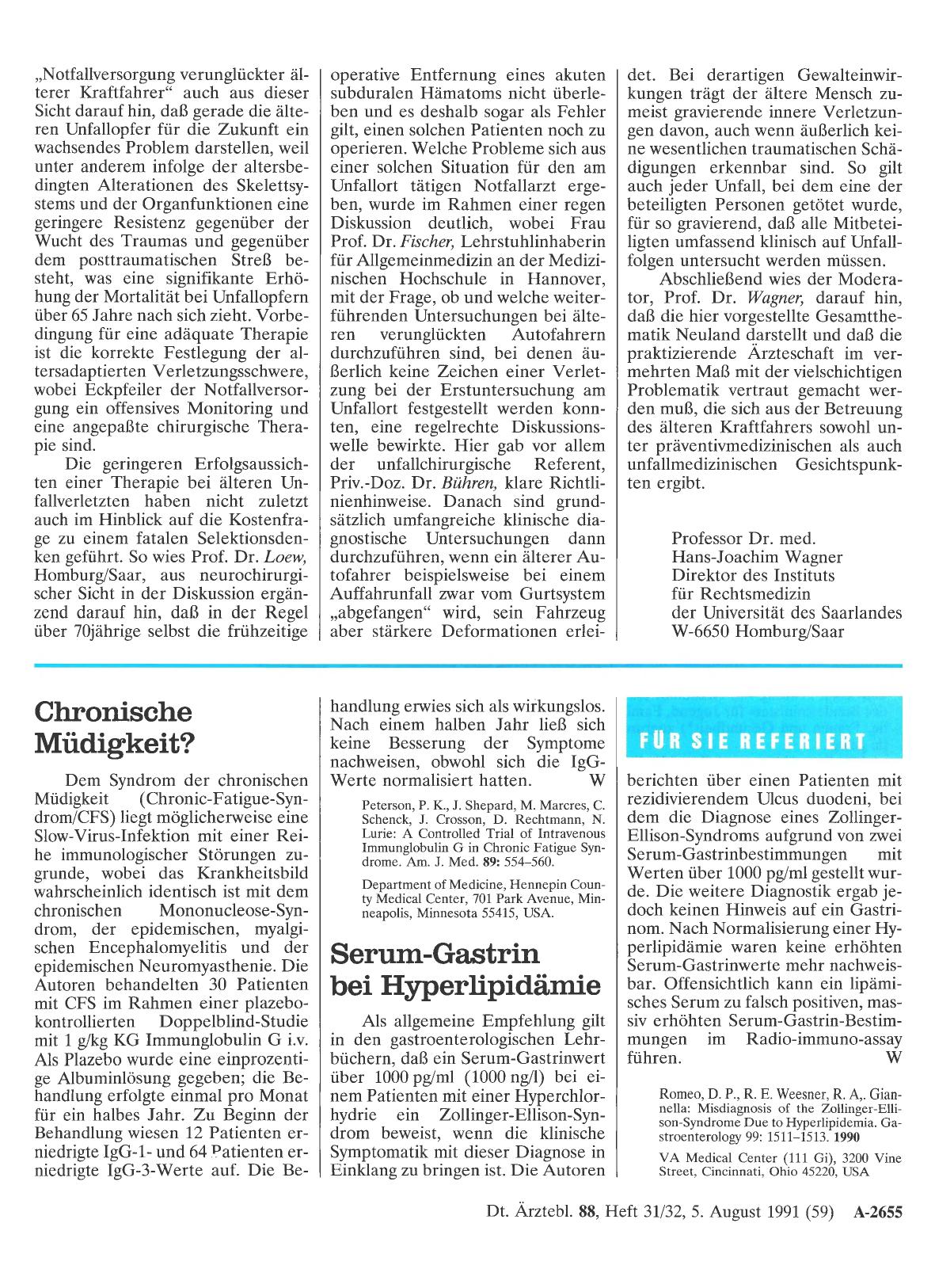 Vorschauseite 1: Chronische Müdigkeit?