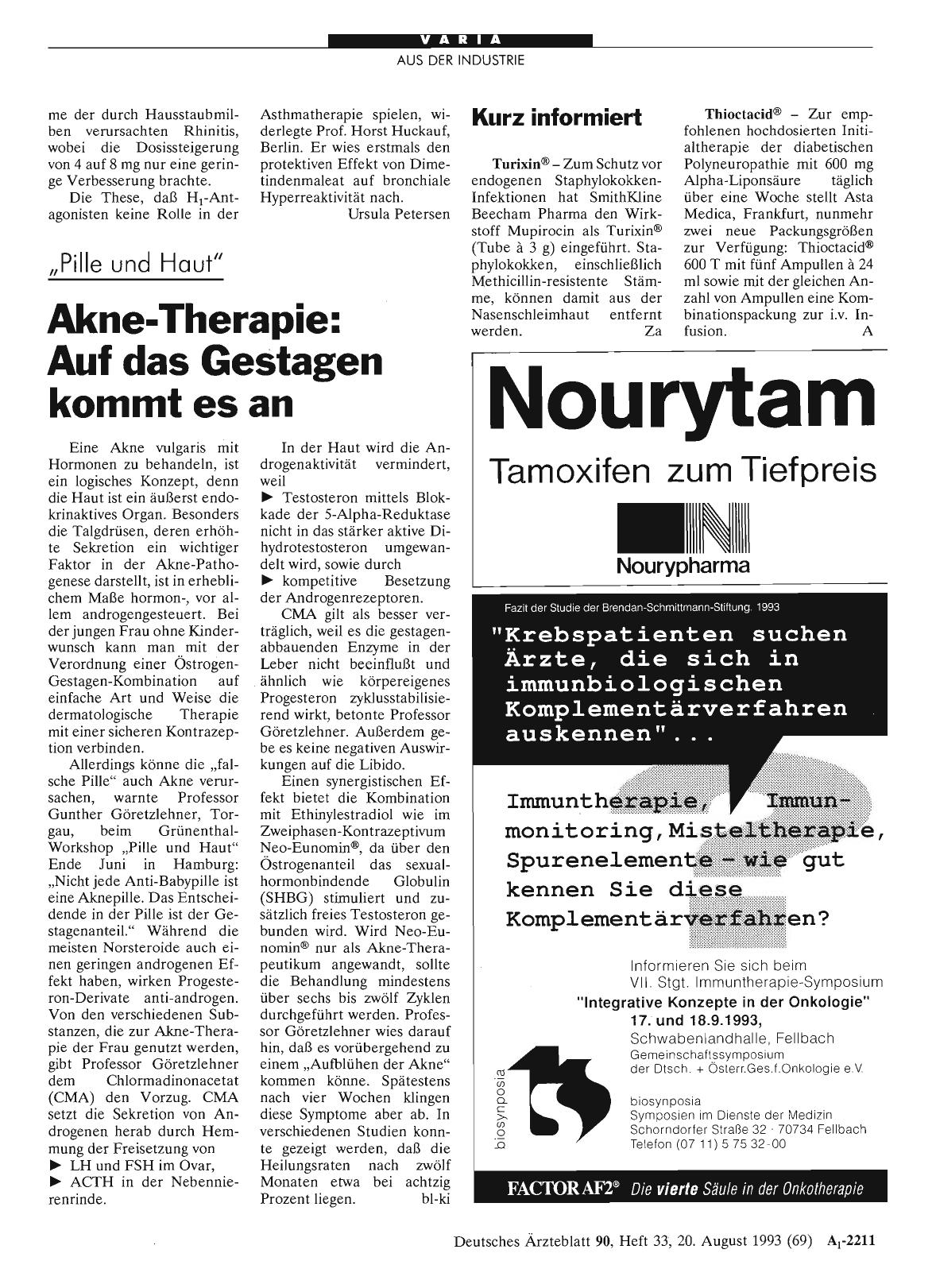 Vorschauseite 1: Kurz informiert