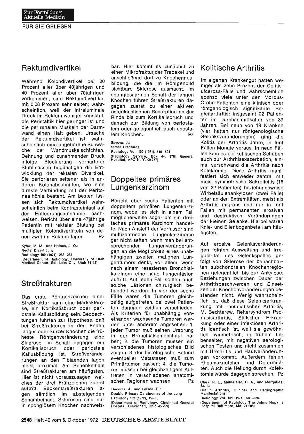 Vorschauseite 1: Kolitische Arthritis