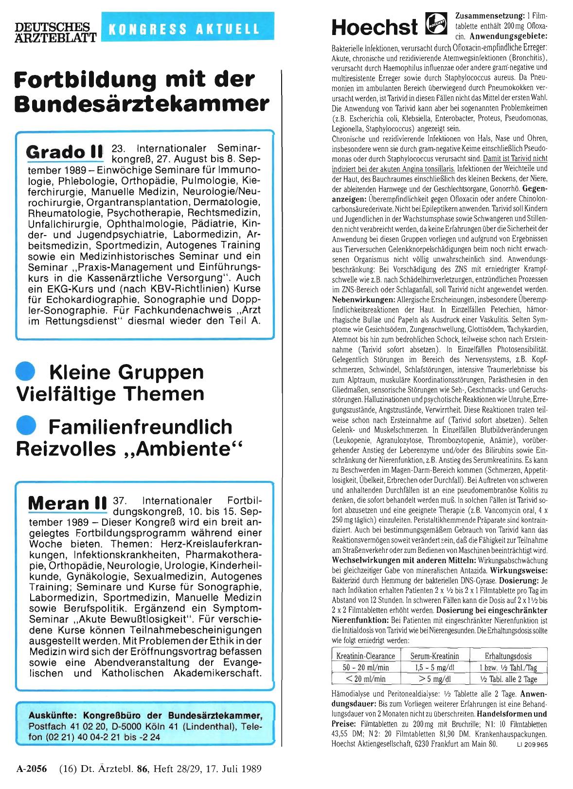 Vorschauseite 1: Fortbildung mit der Bundesärztekammer