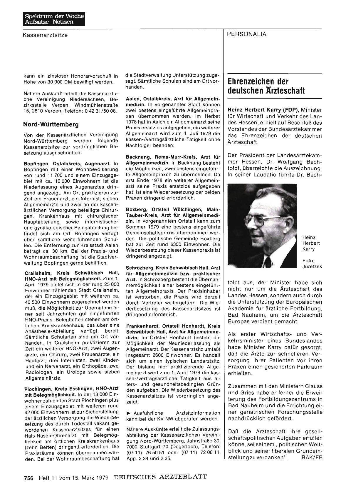 Vorschauseite 1: Ehrenzeichen der deutschen Ärzteschaft