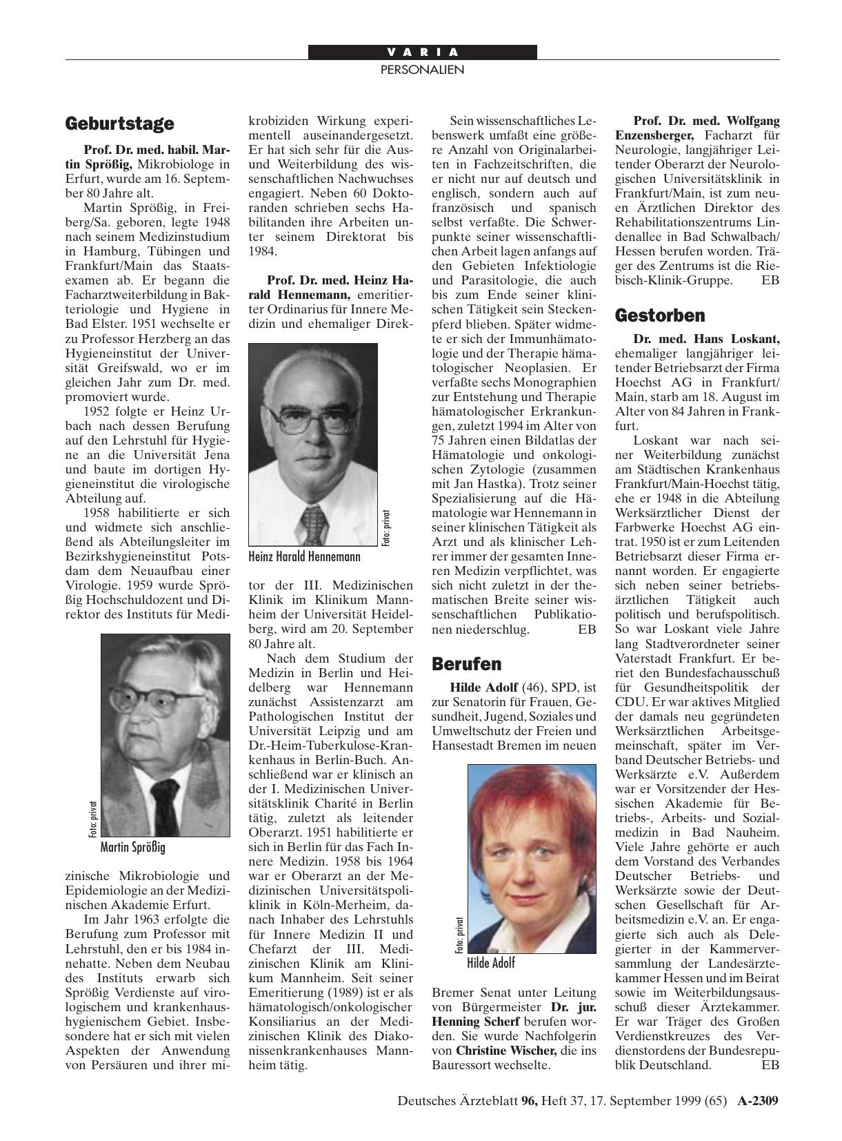 Vorschauseite 1: Gestorben