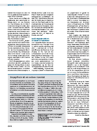Vorschauseite 3: Diabetes mellitus Typ 1: Add-on-Therapie zu Insulin im Blick