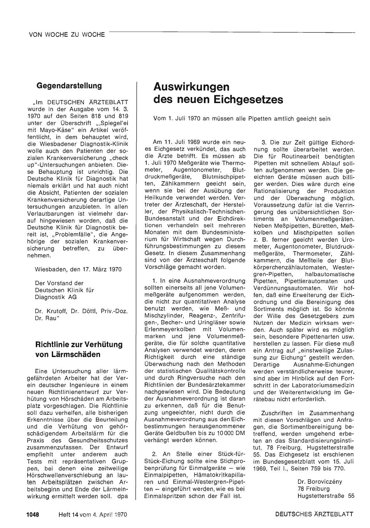Vorschauseite 1: Auswirkungen des neuen Eichgesetzes