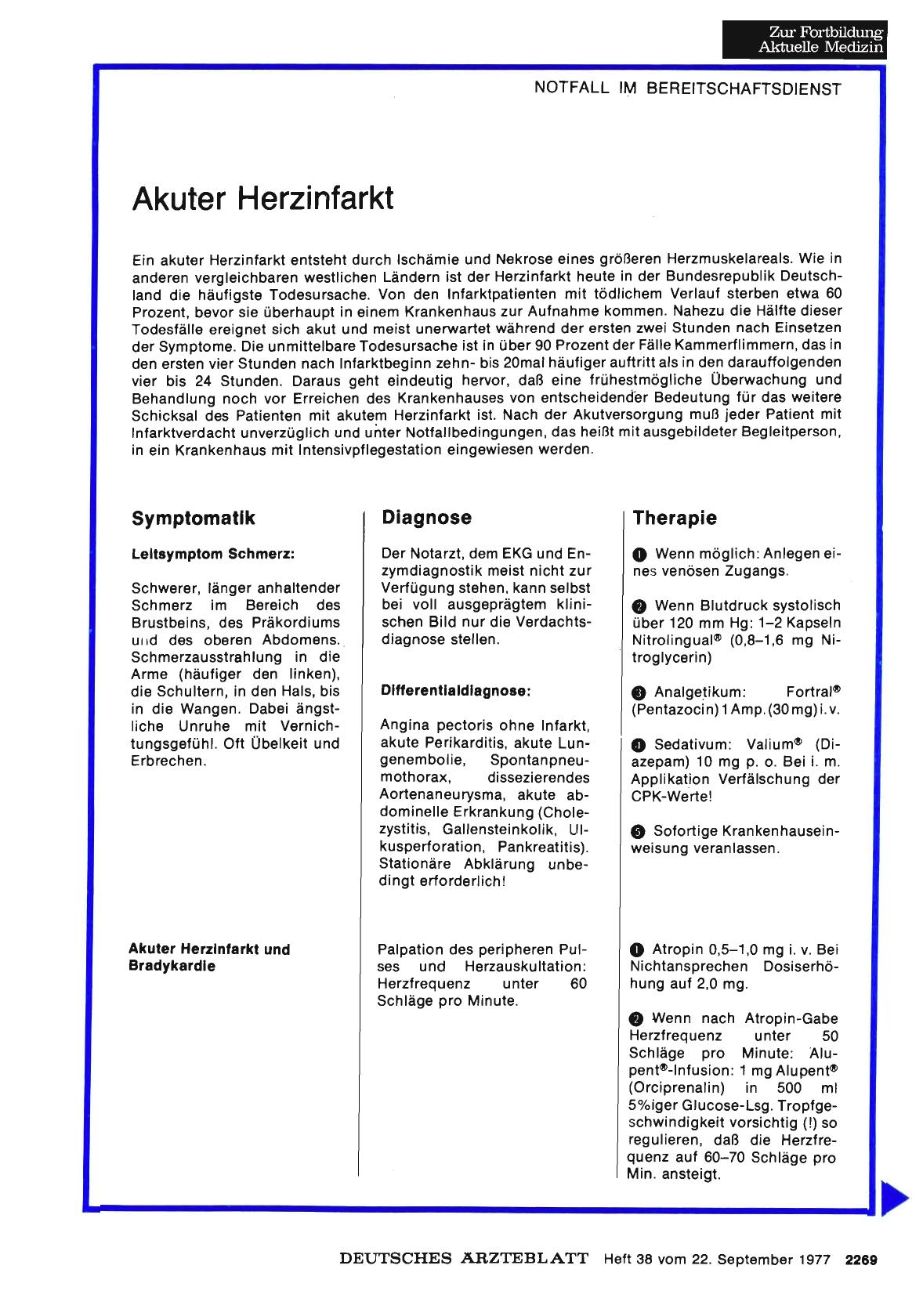 Vorschauseite 1: Akuter Herzinfarkt