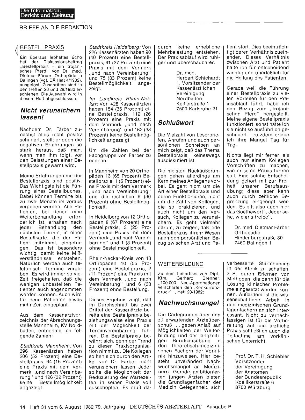 Vorschauseite 1: BESTELLPRAXIS: Nicht verunsichern lassen!