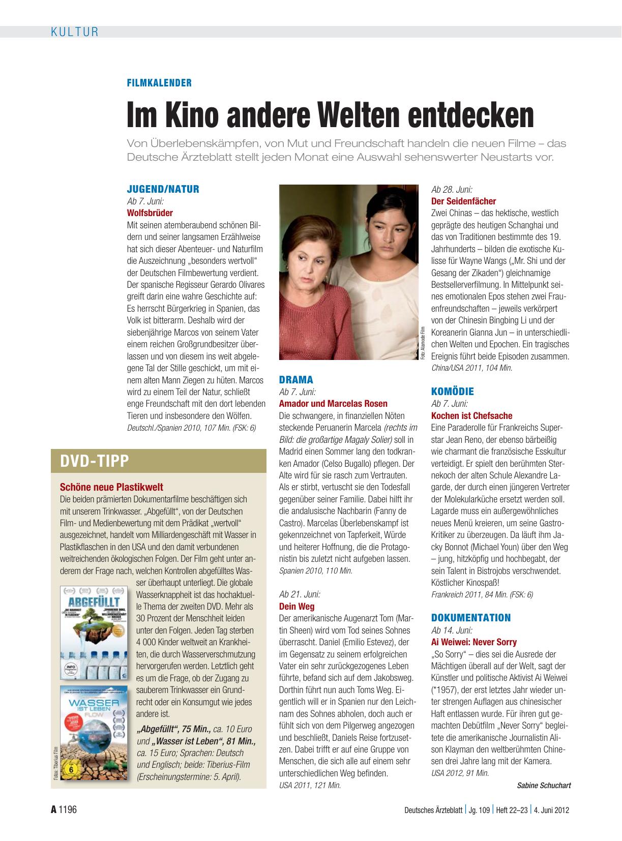 Vorschauseite 1: Filmkalender: Im Kino andere Welten entdecken