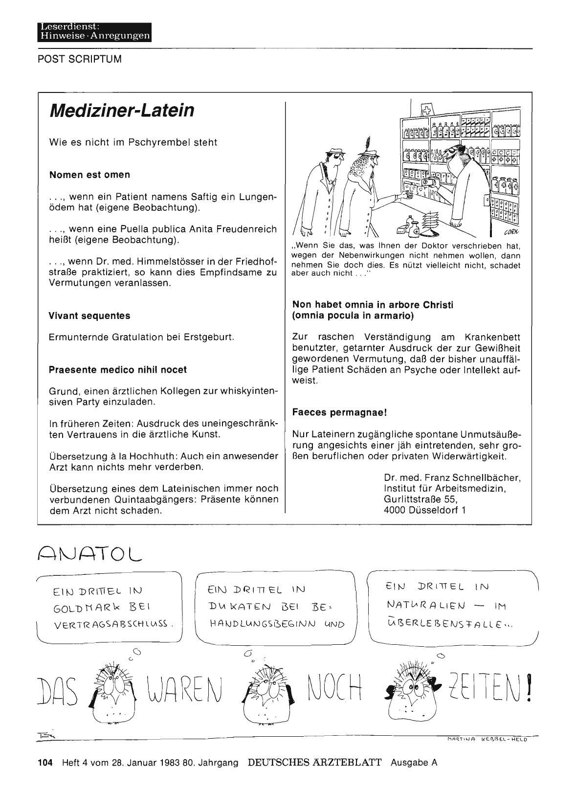 Vorschauseite 1: Mediziner-Latein