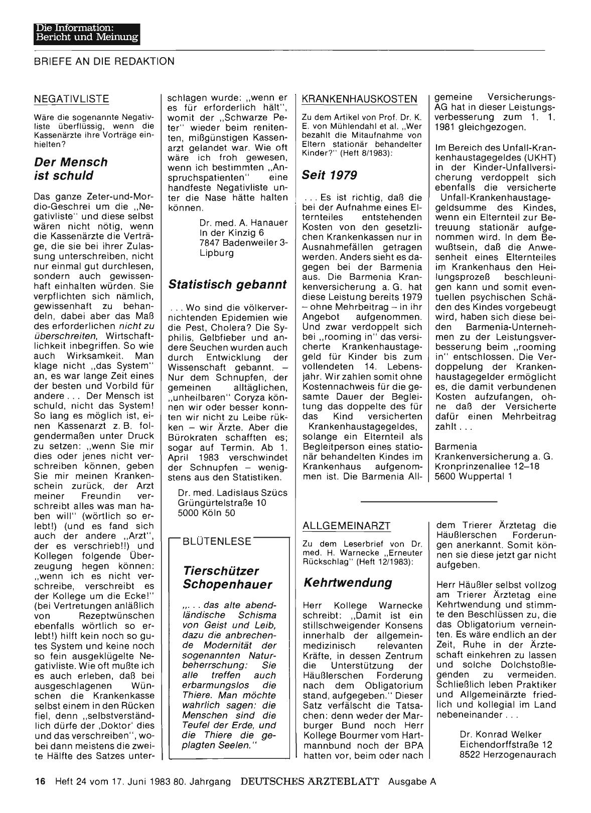Vorschauseite 1: NEGATIVLISTE: Statistisch gebannt