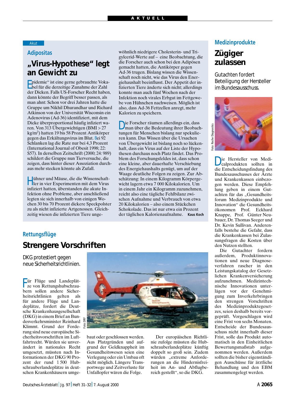 Vorschauseite 1: Medizinprodukte: Zügiger zulassen
