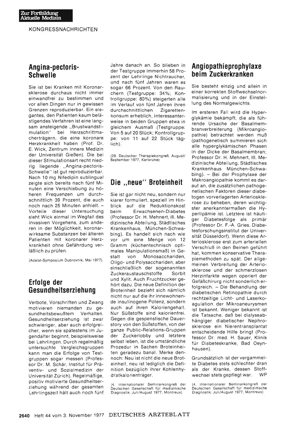 Vorschauseite 1: Die „neue“ Broteinheit