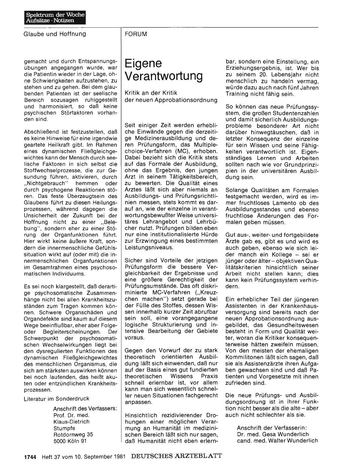 Vorschauseite 1: Eigene Verantwortung