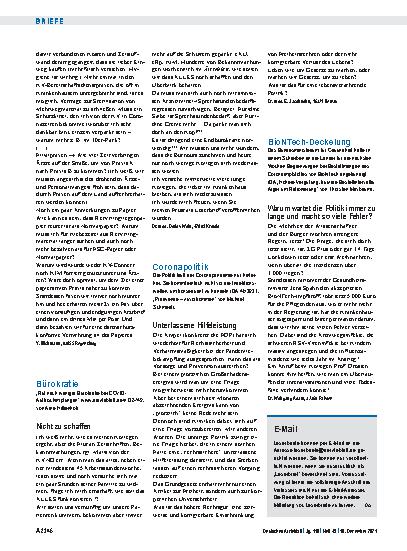 Vorschauseite 1: Bürokratie: Nicht zu schaffen