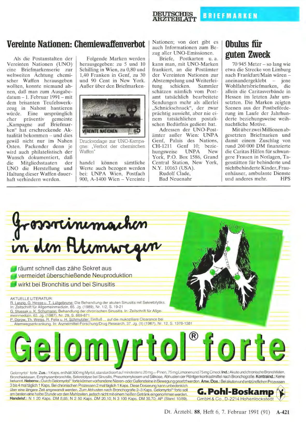 Vorschauseite 1: Vereinte Nationen: Chemiewaffenverbot