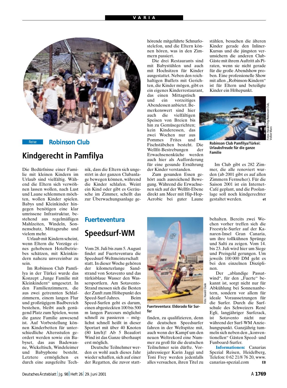 Vorschauseite 1: Fuerteventura: Speedsurf-WM