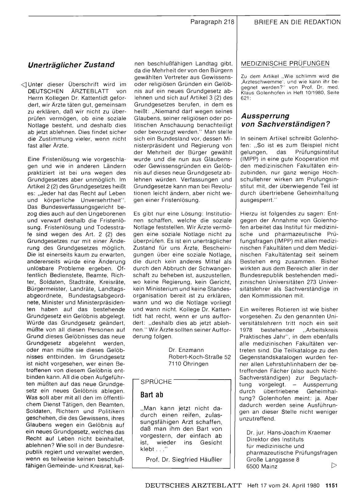 Vorschauseite 1: Der Paragraph 218 im Vergleich mit der DDR: Unerträglicher Zustand