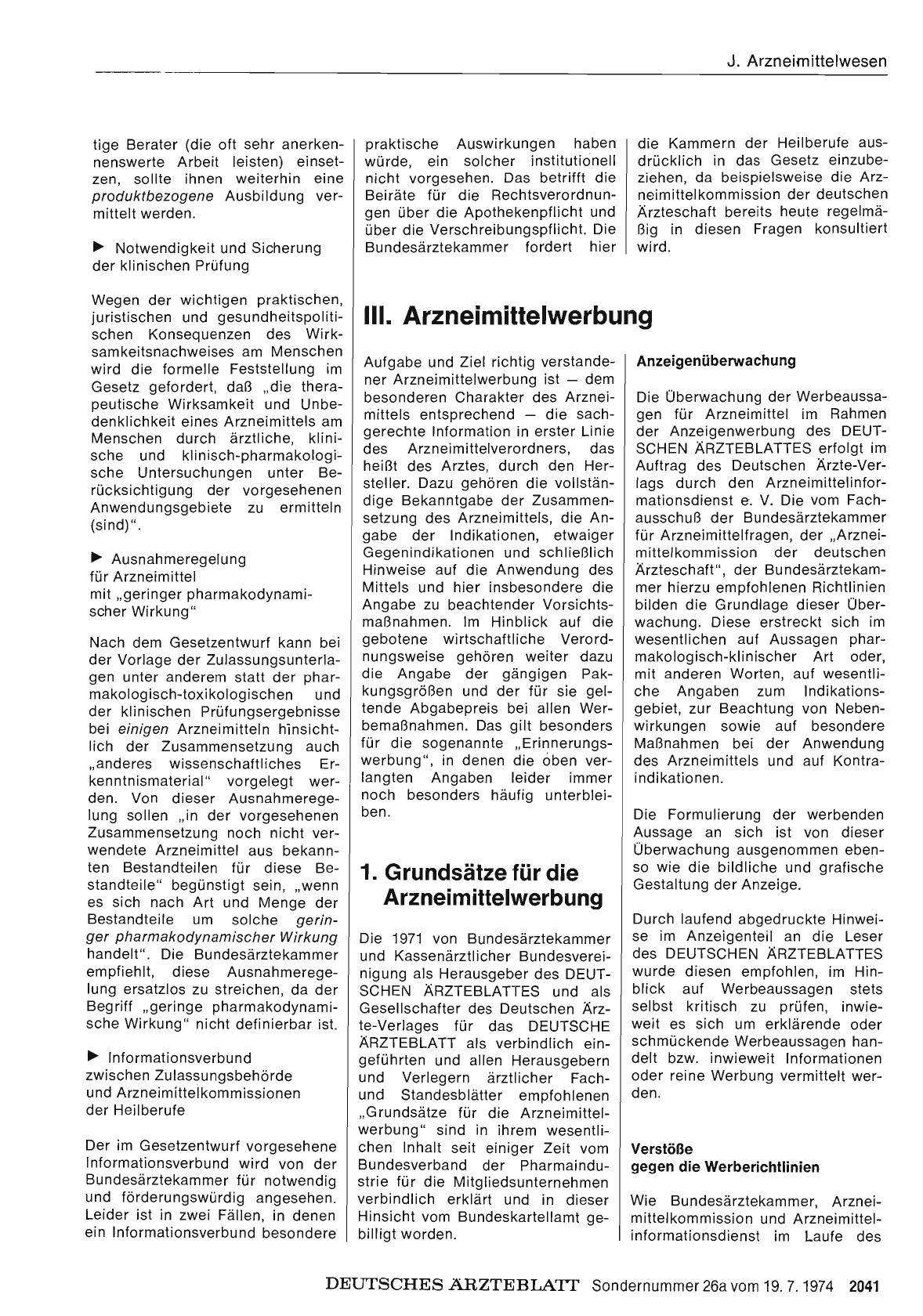 Vorschauseite 1: 1. Grundsätze für die Arzneimittelwerbung