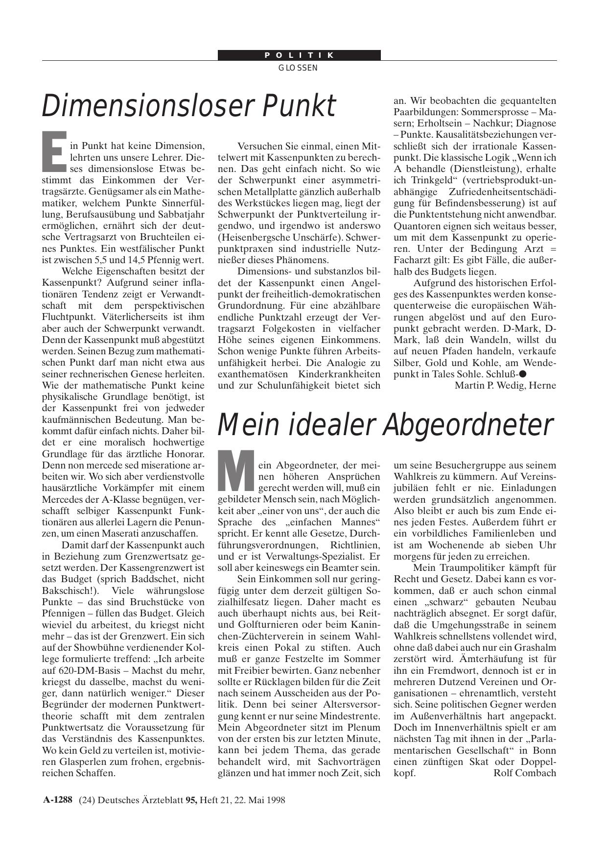 Vorschauseite 1: Dimensionsloser Punkt