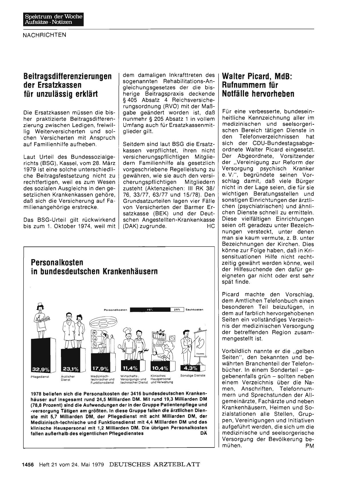 Vorschauseite 1: Walter Picard, MdB: Rufnummern für Notfälle hervorheben