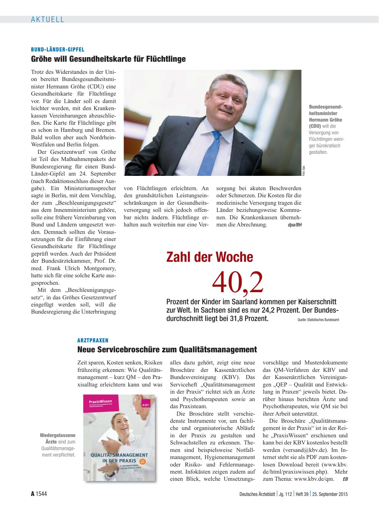 Vorschauseite 1: Zahl der Woche 40,2