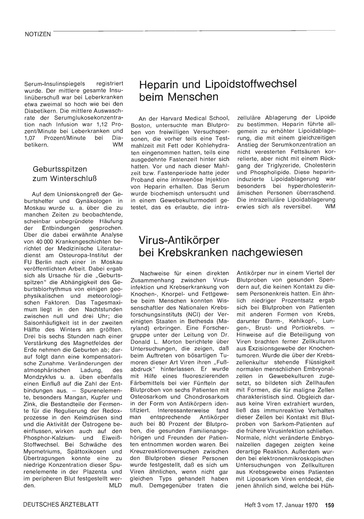 Vorschauseite 1: Geburtsspitzen zum Winterschluß