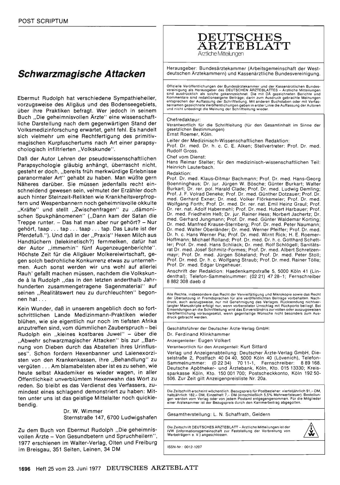 Vorschauseite 1: Schwarzmagische Attacken
