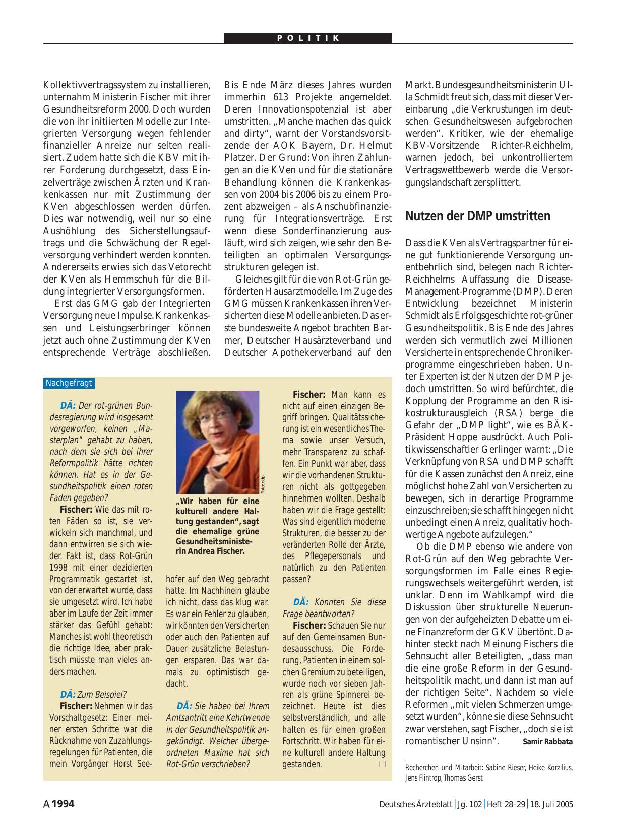 Vorschauseite 1: Nachgefragt