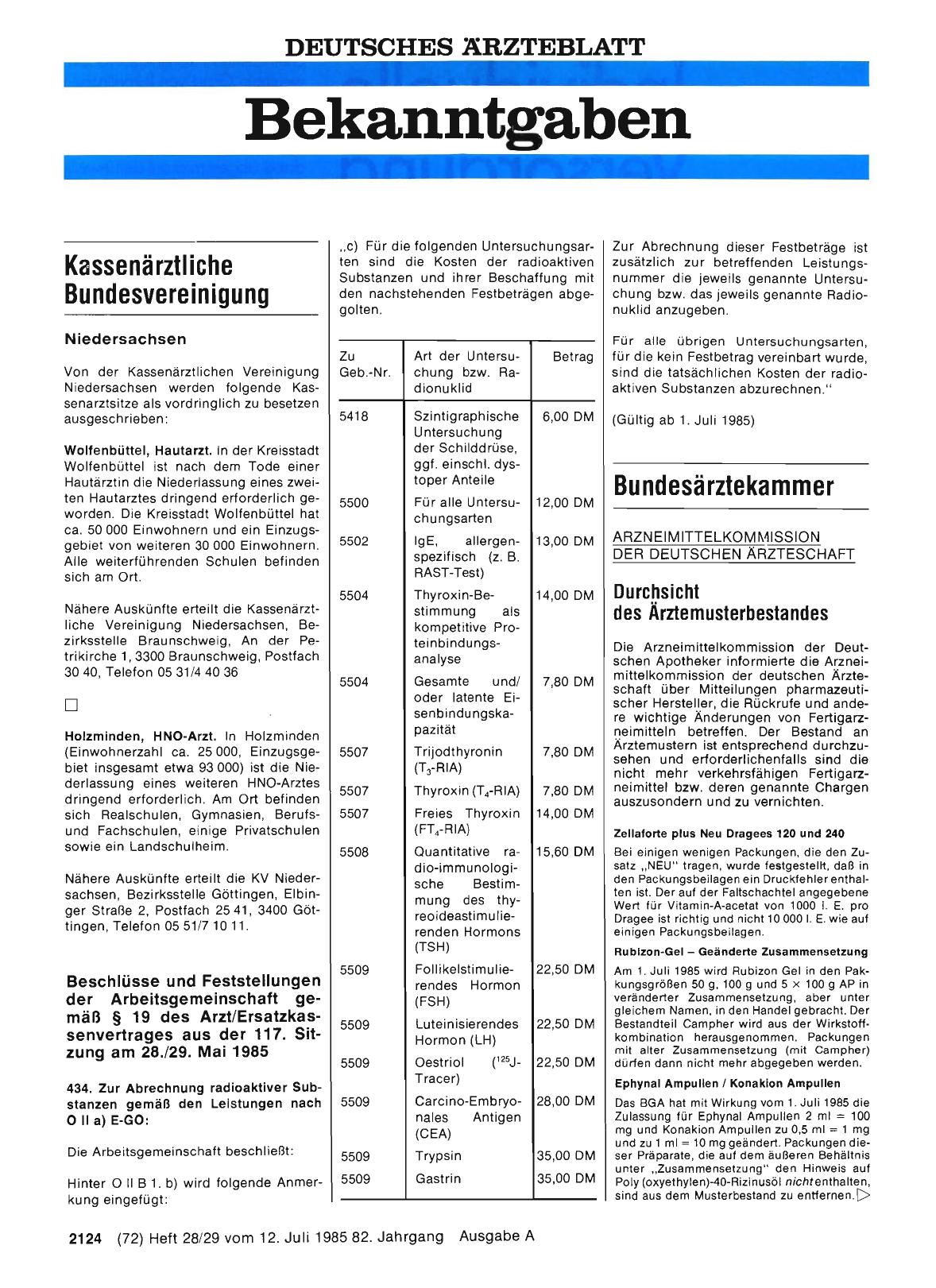 Vorschauseite 1: Kassenarztsitze