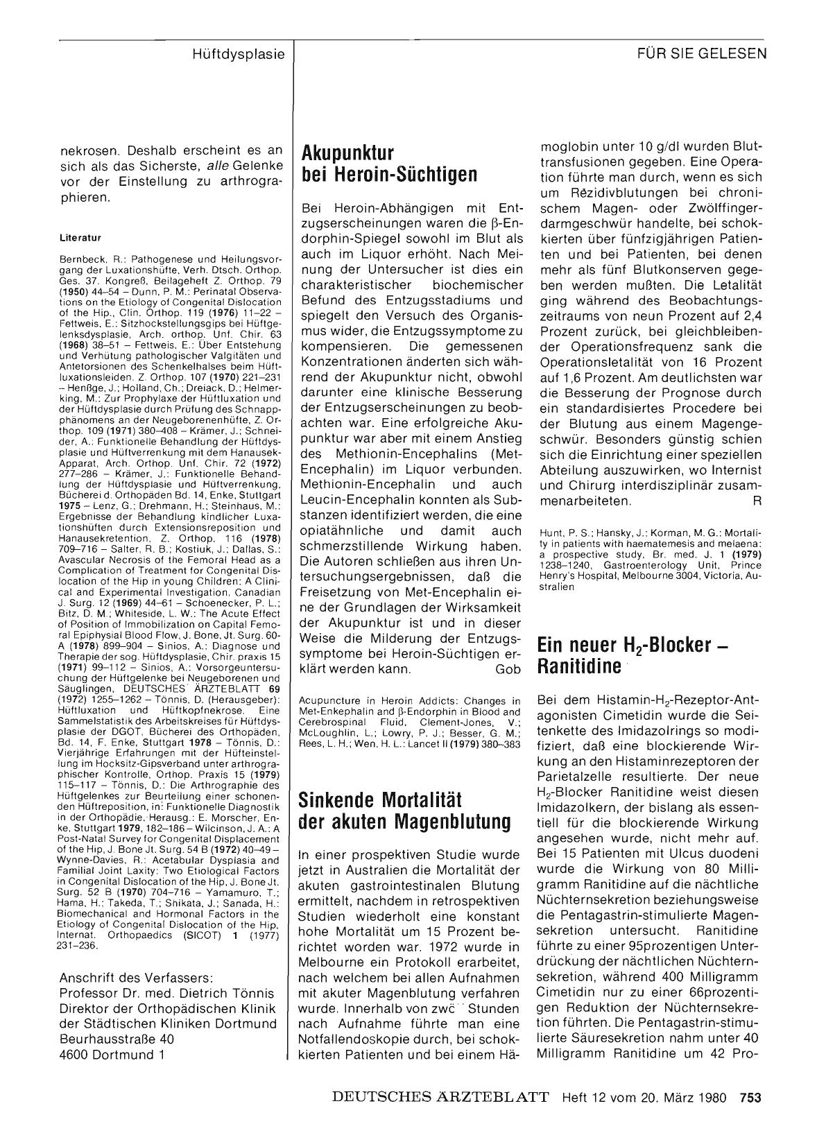 Vorschauseite 1: Akupunktur bei Heroin-Süchtigen