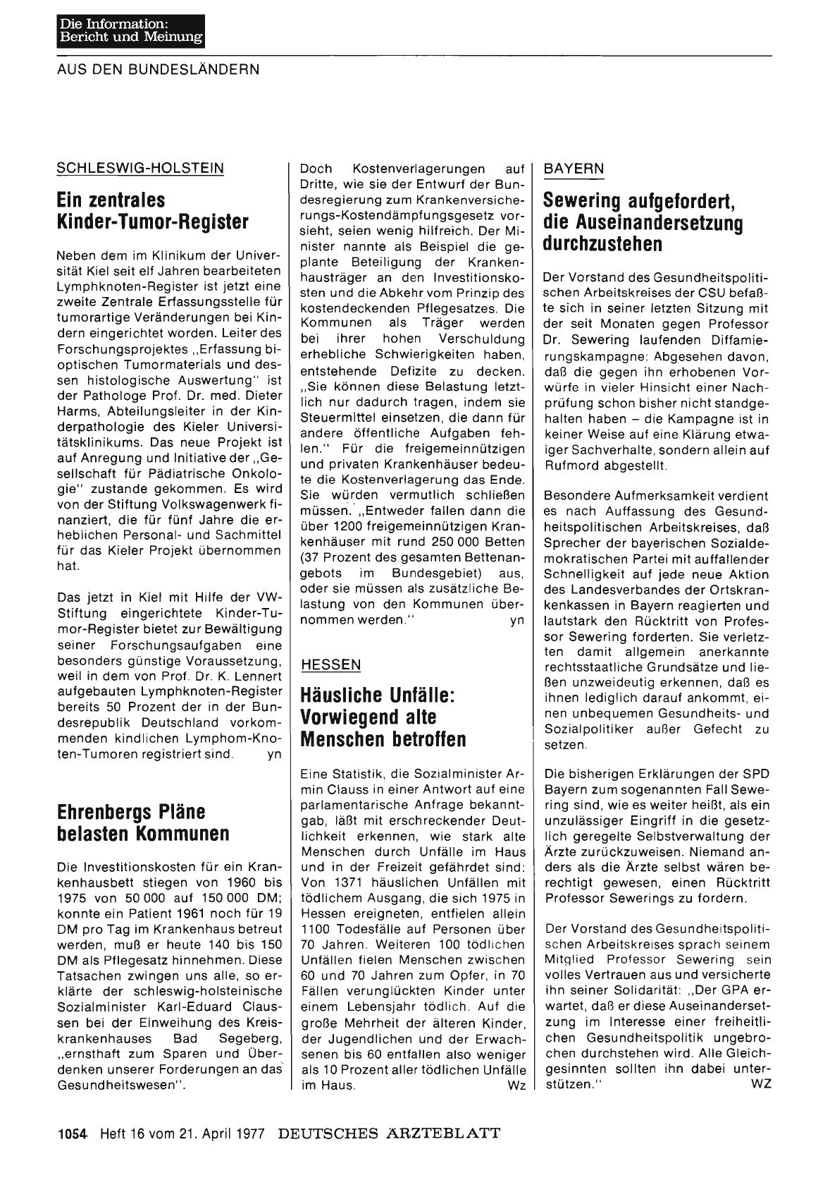 Vorschauseite 1: HESSEN: Häusliche Unfälle: Vorwiegend alte Menschen betroffen