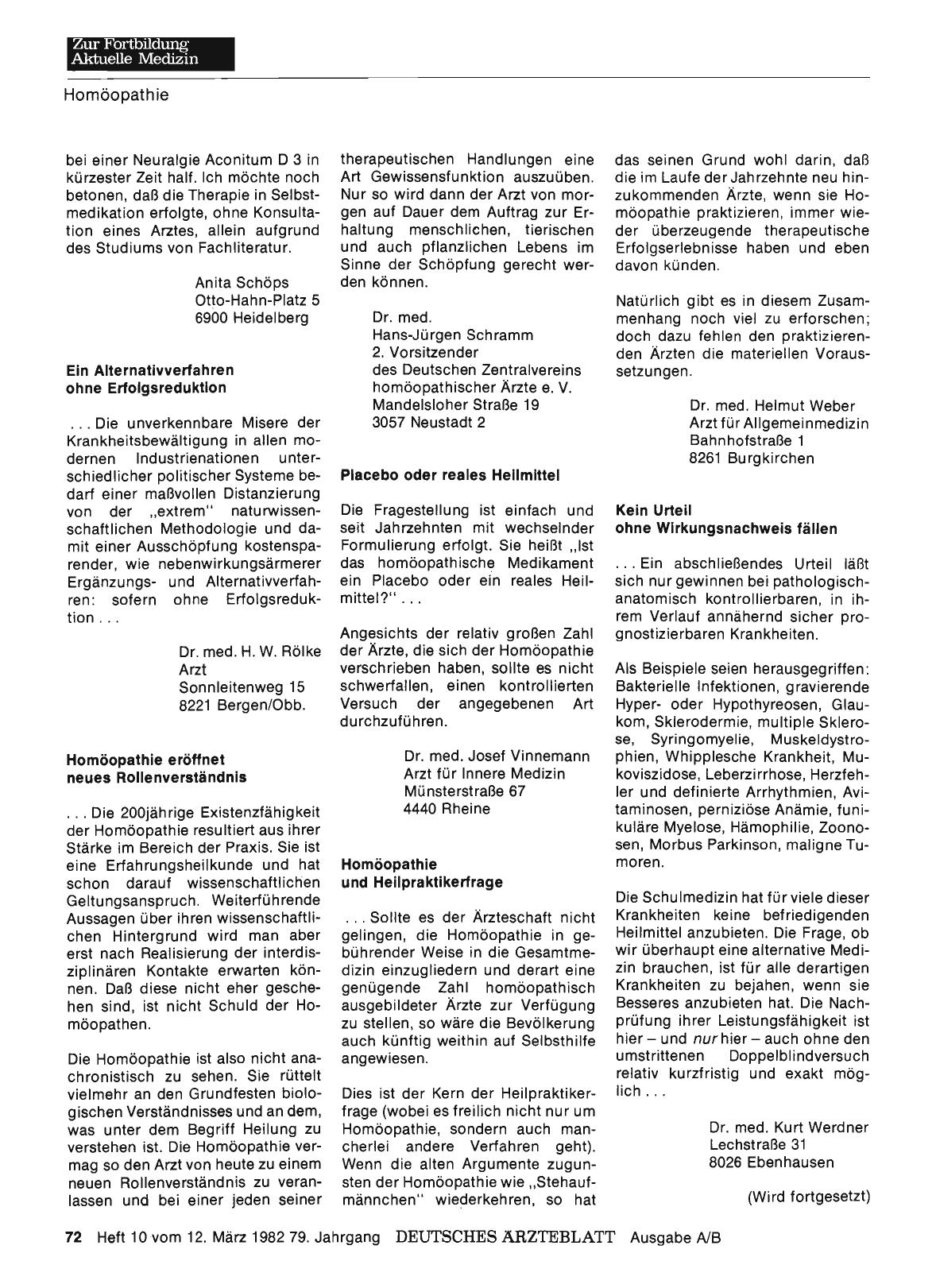 Vorschauseite 1: HOMÖOPATHIE: Stellungnahme „Pro“ — Stellungnahme „Contra“: Ein Alternativverfahren ohne Erfolgsreduktion