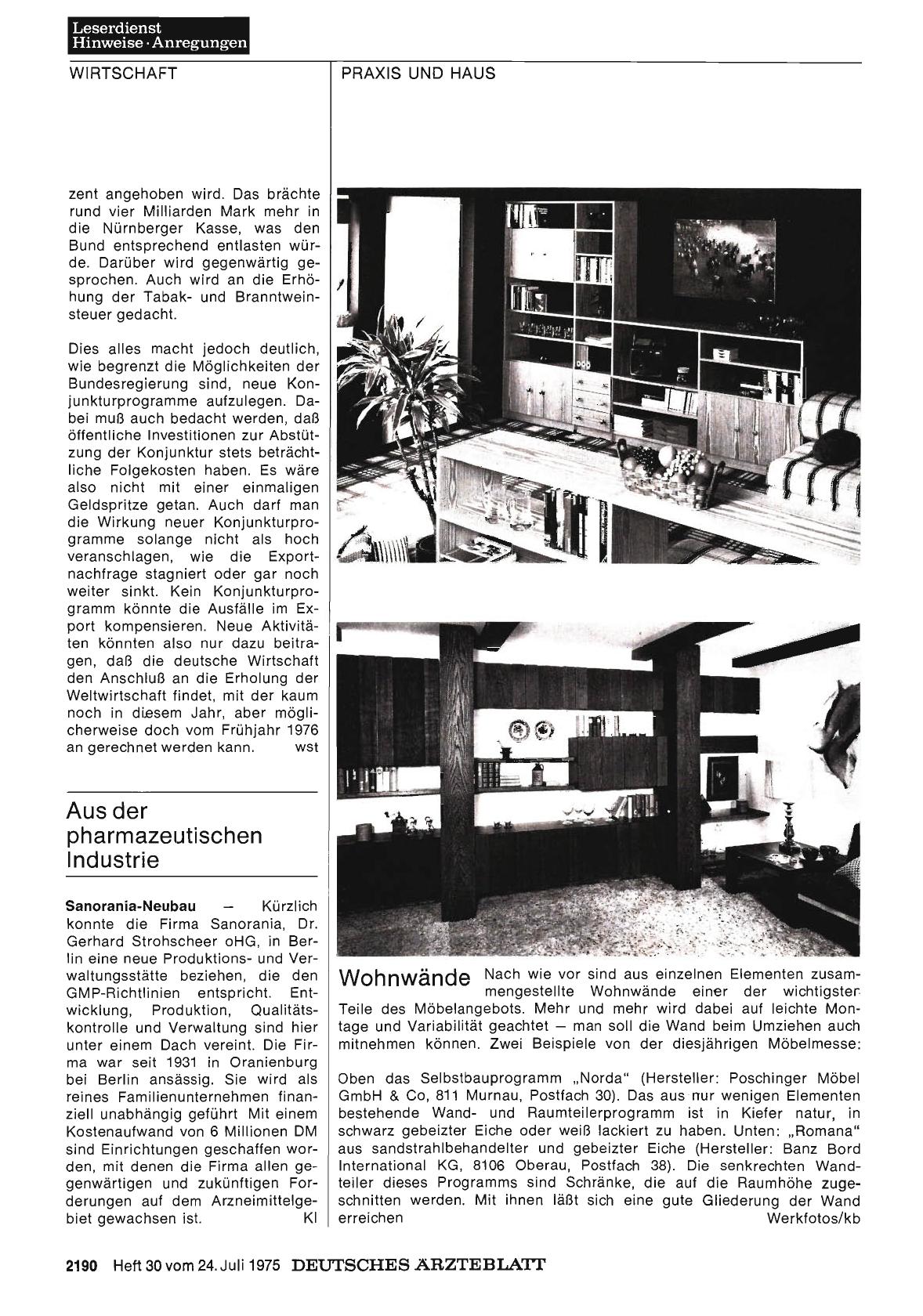 Vorschauseite 1: Sanorania-Neubau