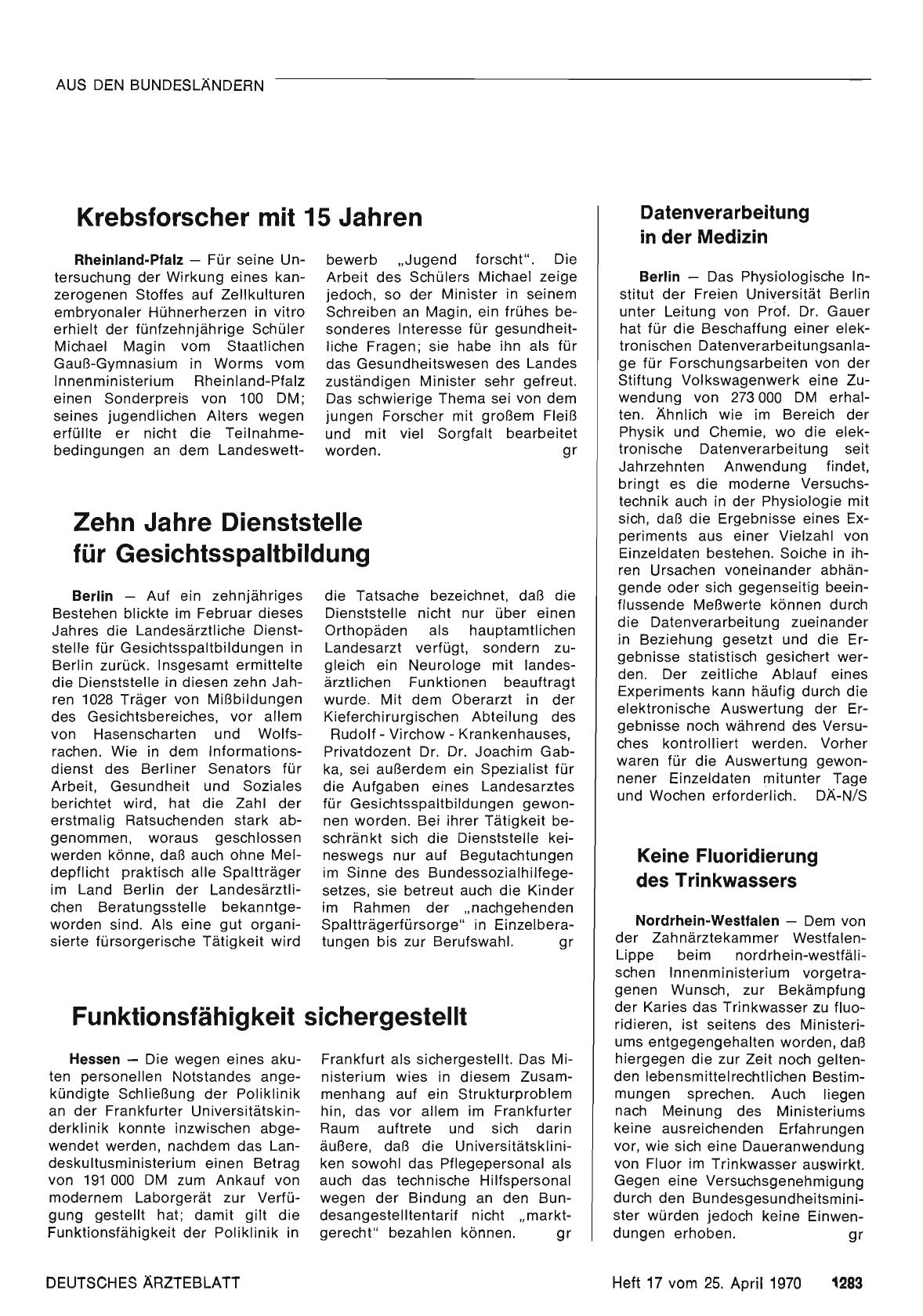 Vorschauseite 1: Funktionsfähigkeit sichergestellt