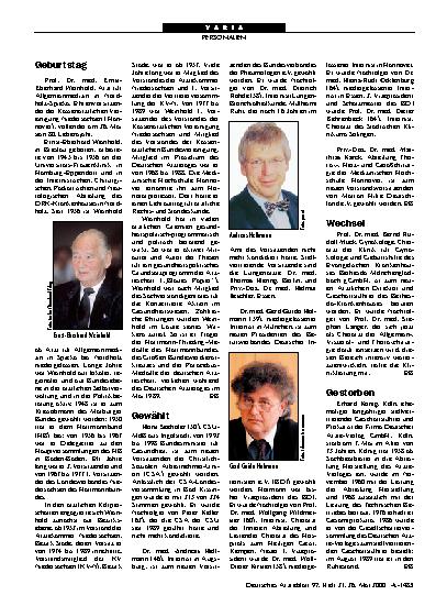Vorschauseite 1: Gestorben