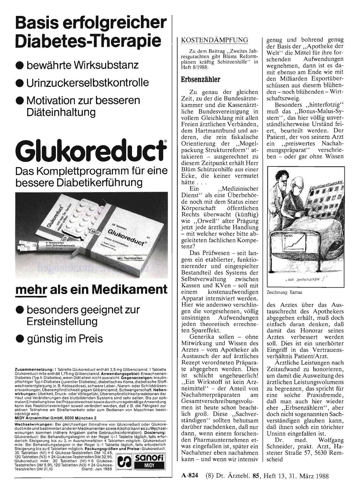 Vorschauseite 1: KOSTENDÄMPFUNG: Erbsenzähler